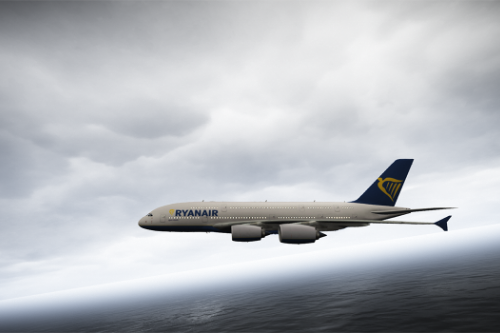 Airbus A380 Ryanair Livery
