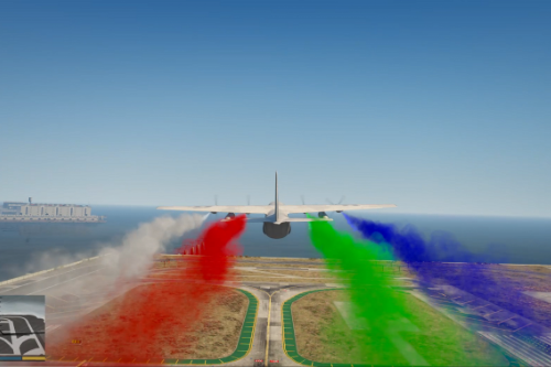 Aircraft Smoke (Changeable Color and Size) for Plane and Helicopter