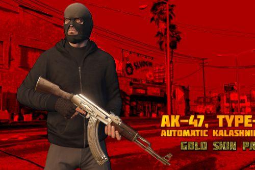 AK47 Auto Kalash - Gold [Skin Pack]