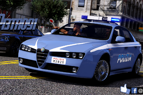 Alfa Romeo 159 - Polizia [ELS + Template]