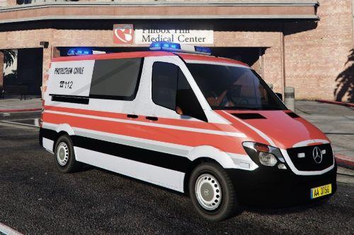 Ambulance - Protection Civile Luxembourg - Mercedes
