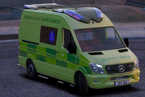 British Ambulance skin for Mercedes Sprinter