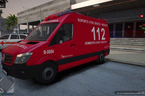 Ambulancia SVB-Rescate MB Sprinter Bomberos de Navarra - Navarre Ambulance