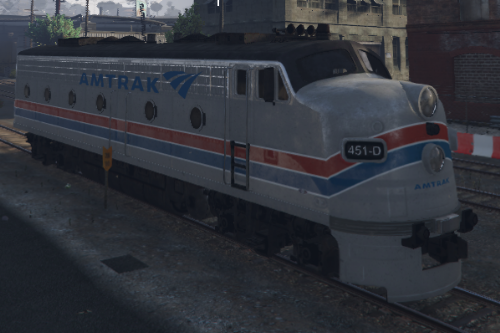 Amtrak F-Unit Locomotive Train [Replace / Overhauled Trains]