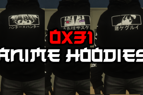 Anime Hoodies for MP Male | FIVEM READY