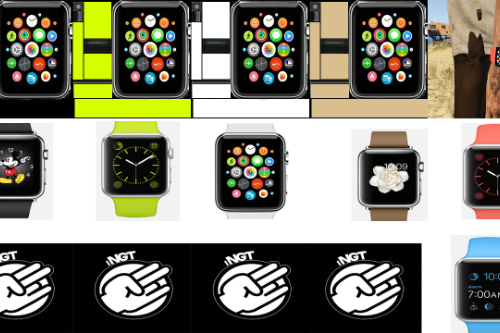Apple Watch w/ MultiColor Bands Pack