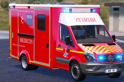 AR BSPP - Pompiers (French ambulance) (VSAV)