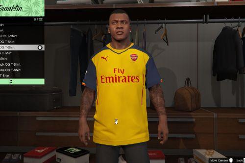 Arsenal Away Kit for Franklin
