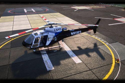 AS-350 Ecureuil (LSPD Livery) [Add-On / Replace | Livery | FiveM ]