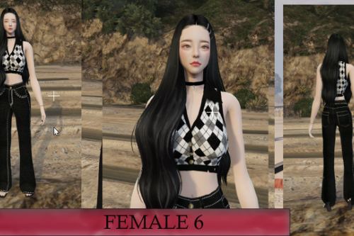 Asian female 6 [Add-On Ped / FiveM] 