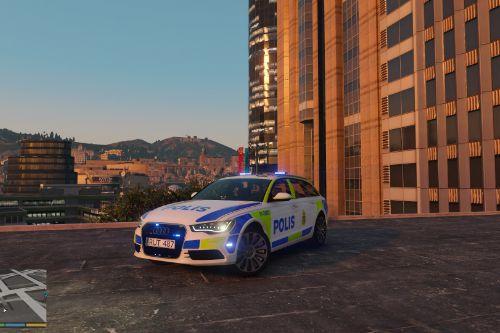 Audi A6 Avant (Fictional) Swedish Police