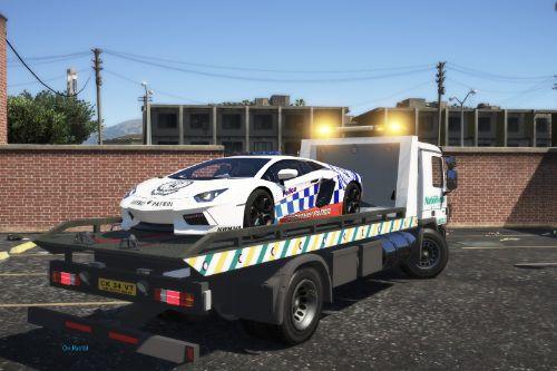 Australia tow truck nationwide towing skin for M.B. ACTROS FLATBED