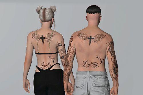 Back Tattoos for MP Male and Female