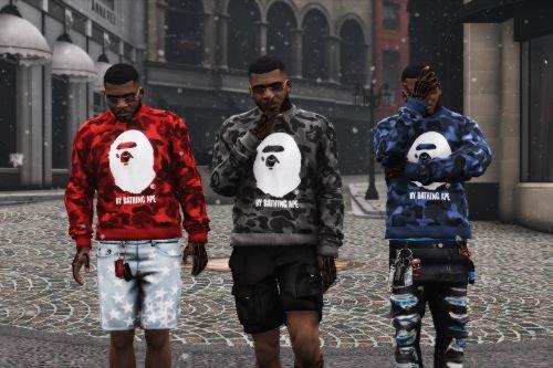 BAPE Sweater pack for Franklin & MP Male