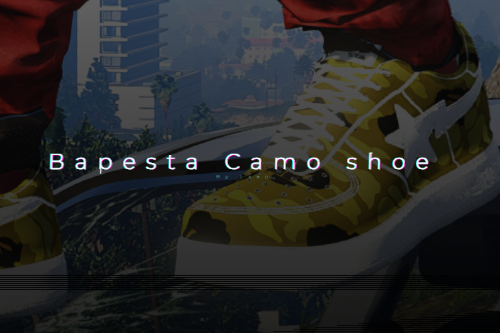 Bapesta Green camo shoe