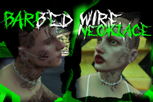 Barbed Wire Necklace for MP Male and Female 