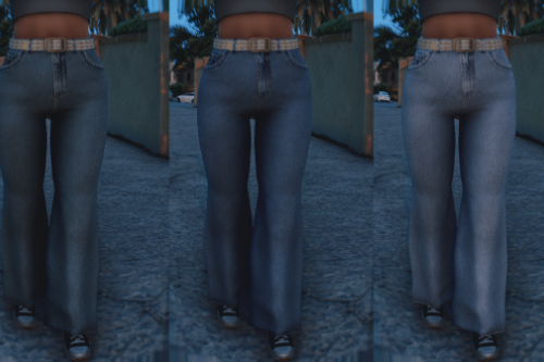 Basic Flared Jeans for MP Female