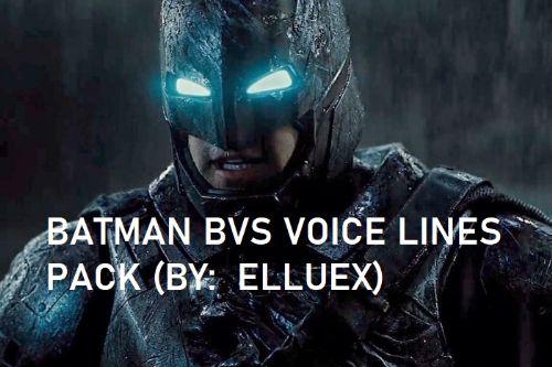 Batman BVS Voice Lines Pack