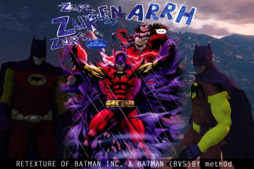 Batman of Zur-En-Arrh Retexture for Meth0d's Batman INC/BVS