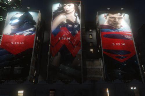 Batman v Superman Billboards