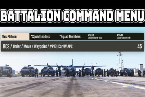 Battalion Command Menu