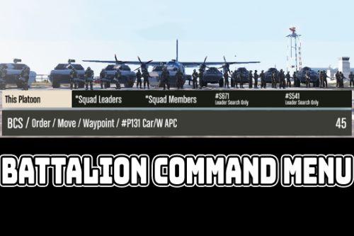 Battalion Command Menu