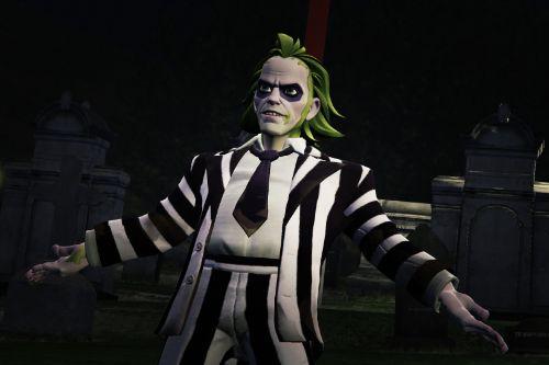 Beetlejuice from Multiversus [Add-On Ped]