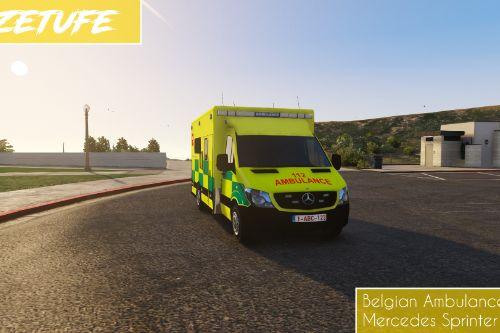 Belgian Ambulance - Ambulance Belge AMU | Mercedes Sprinter [FR & NDLS]