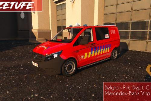 Belgian Fire Dept. Chief Vehicle | Mercedes Vito Pompiers Belges [ELS]