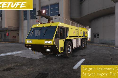 Belgian Fire Truck Based on Liège/Luik Airport | Hydramax AERV [ELS] [With & Without BE Fire Dept Logo]