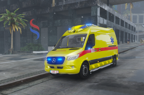 Belgian Otaris light Sprinter Ambulance Reflective (Paintjob)