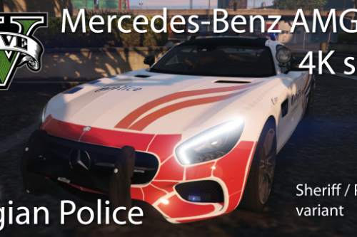 Belgian Police - Mercedes-Benz AMG GT [4K]