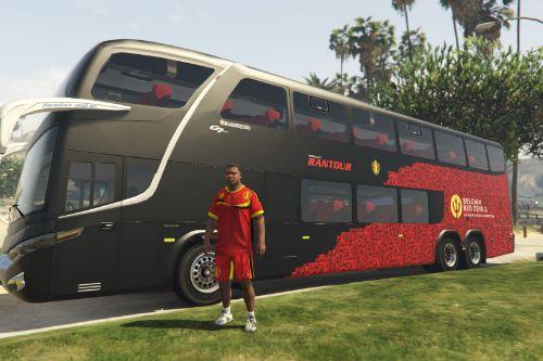 Belgian Red Devils Fan Pack - Coach Bus and Football Gear