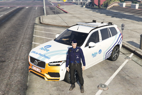 Belgium Police Volvo XC90 Paintjob 