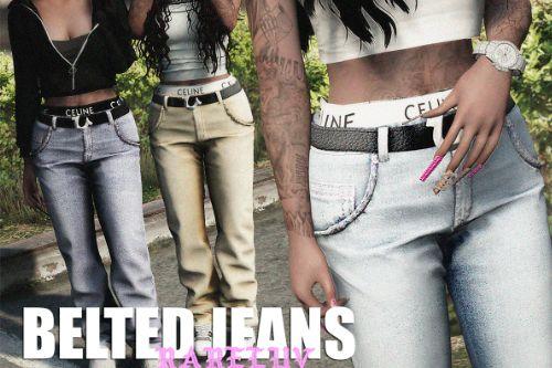 Belted Jeans For MP Female