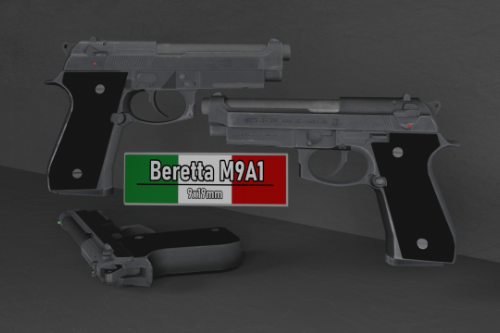 Beretta M9A1 [Animated]