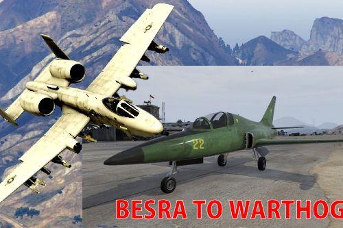 Besra to Warthog Vehicle & Handling Files