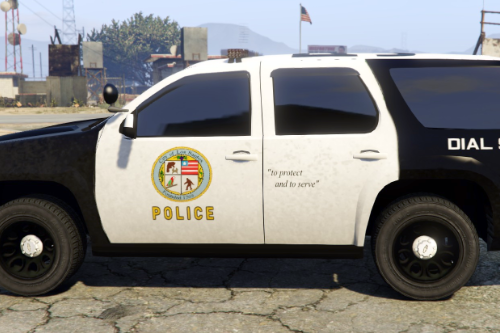 Black and White Tahoe LSPD