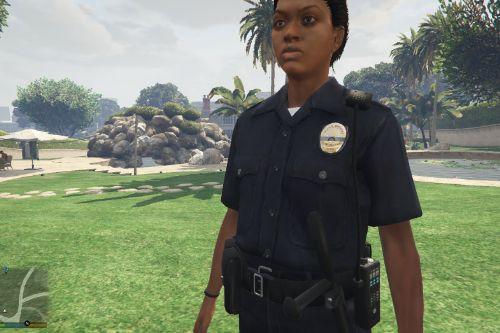 black band LAPD badge[Male/Female]
