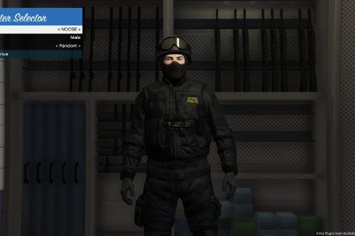 Black Textures for SWAT - State Police and FBI