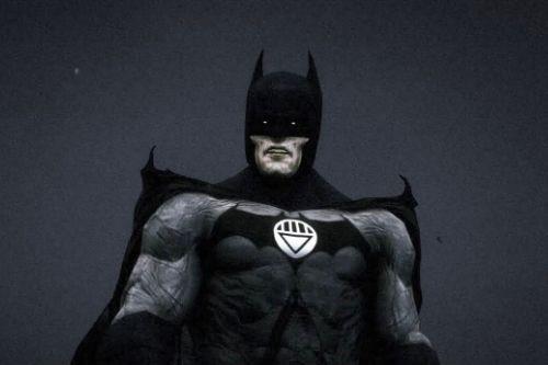 Blackest Night Batman (Cloth physics)