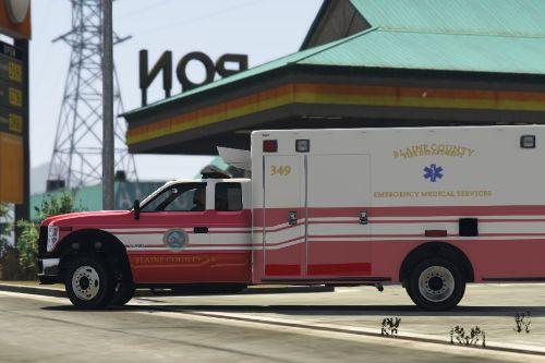 Blaine County Fire Department Ambulance Skin for Vapid V450