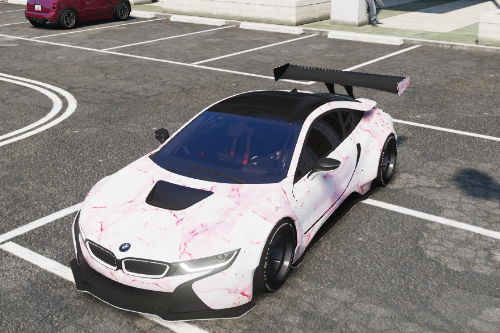 BMW I8 Coupe - Pink liveries (3 changes)