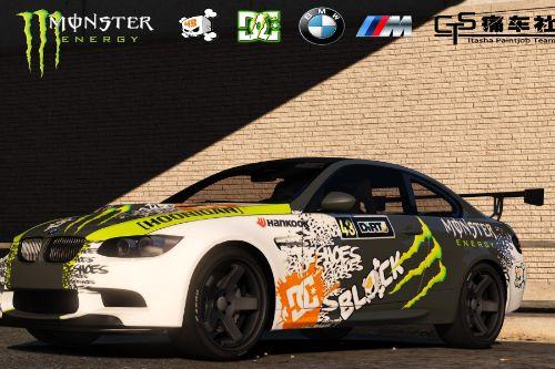 BMW M3 E92 GTS Monster Energy Fictional Art Car 3565cf 16