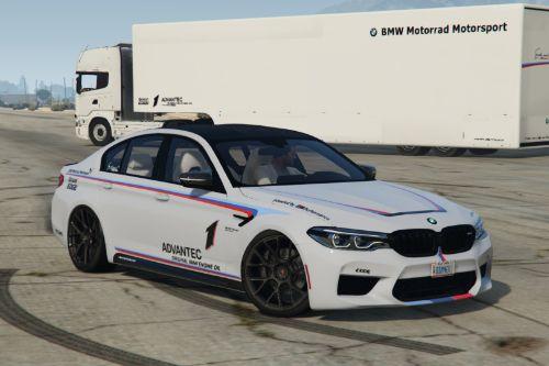 BMW M5 F90 M-Performance 2018 Body and Windows Texture Livery Skin OLDER And WISER