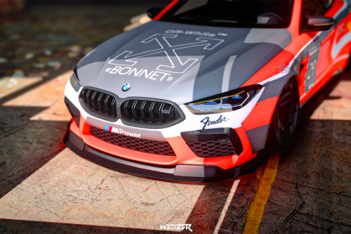 BMW M8 Competition Nike Off-White Livery [ 6k ]