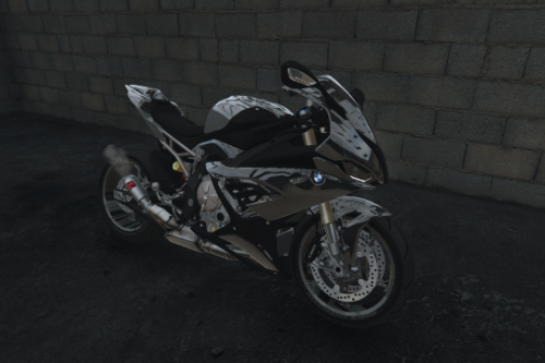 Carbon Fiber & Silver Livery for BMW S1000RR