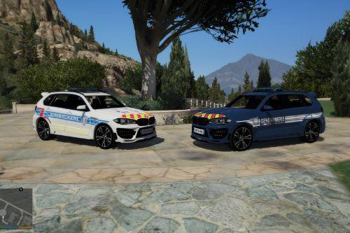 BMW X5M Regendage French police municipale [noELS-ELS]