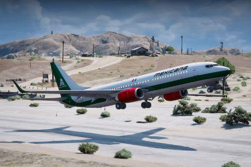 Boeing 737-800 Mexicana & Aeromexico (7 Mexico liveries)