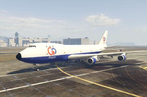 Boeing 747-200F GoPostal and PostOP Livery